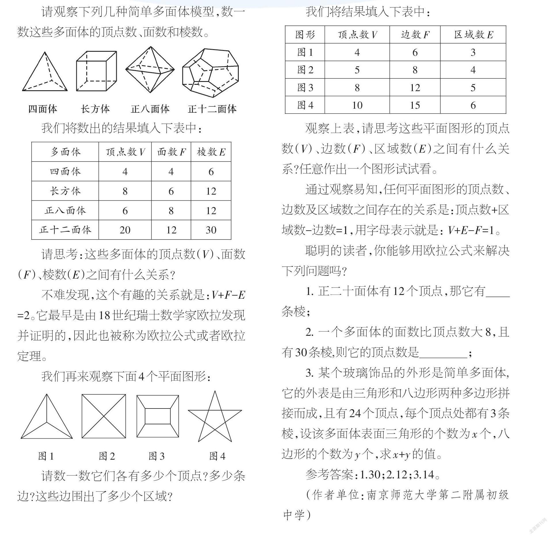 奇妙的欧拉公式